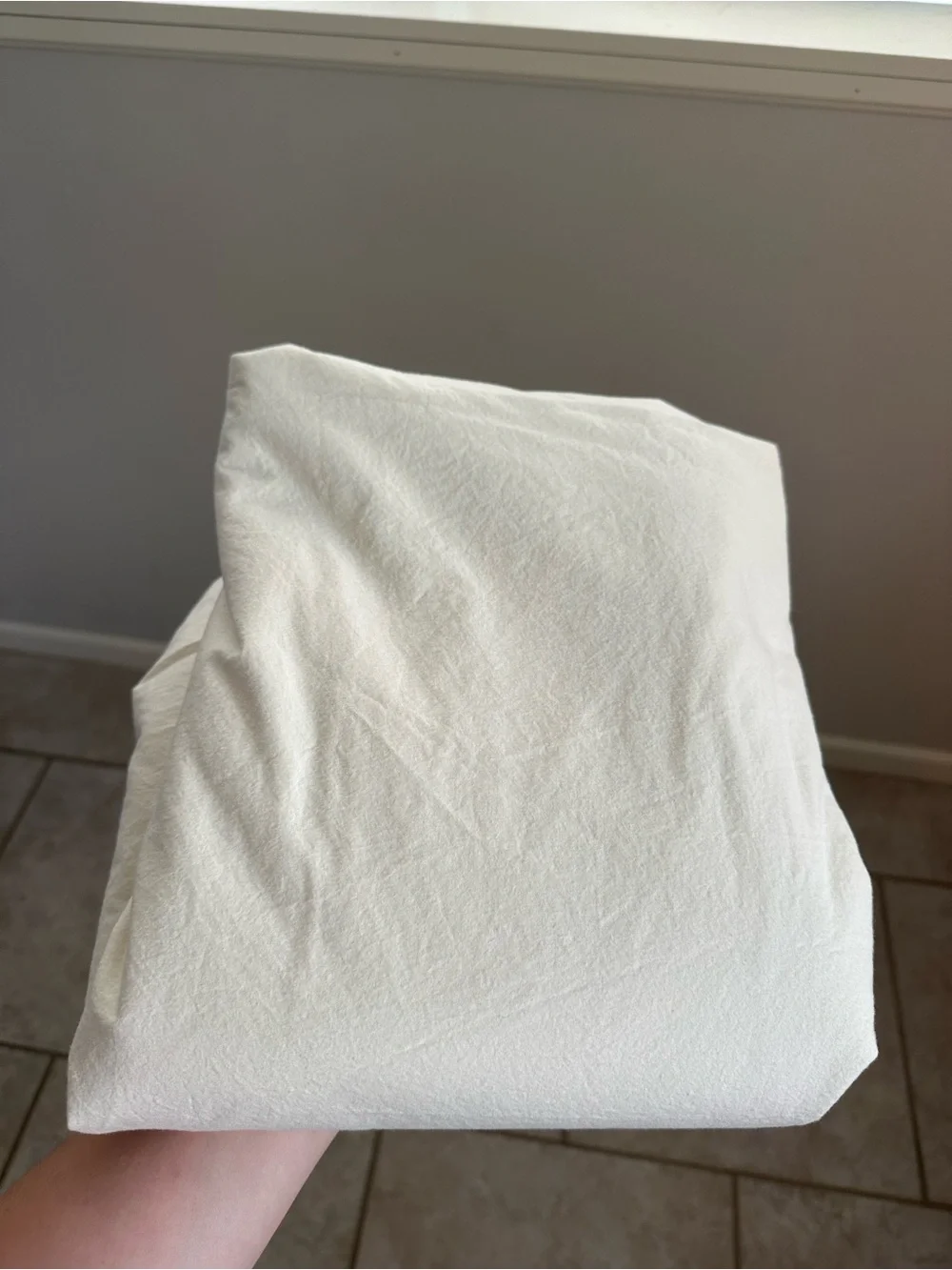 Quince King Ivory Cream Organic Cotton *Flat Sheet Only* Soft Neutral Bedding